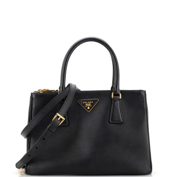 Prada Galleria Double Zip Tote Saffiano Leather Small