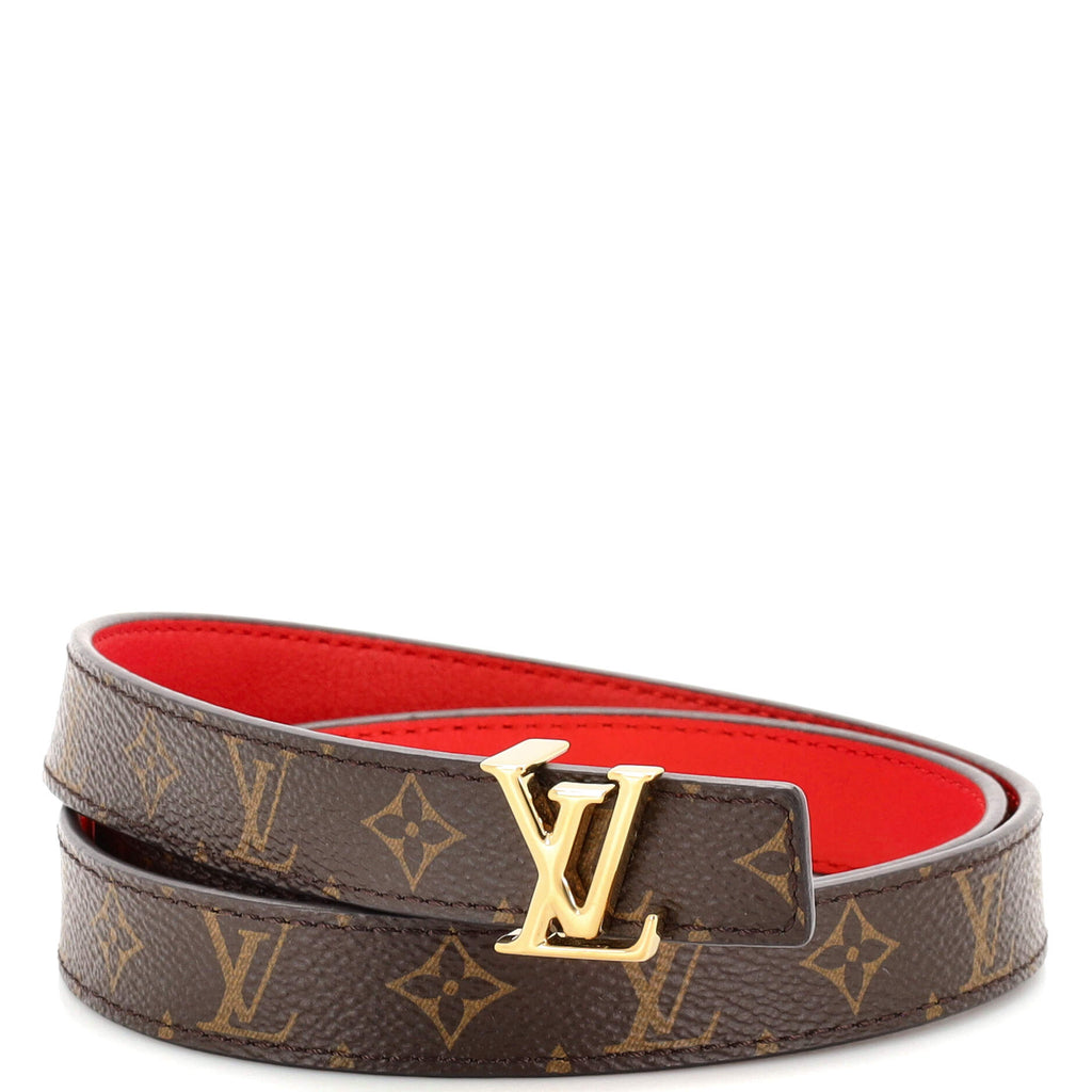 Louis Vuitton LV Initiales Reversible Belt Monogram Canvas and