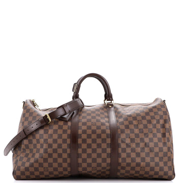 Louis Vuitton Keepall Bandouliere Bag Damier 55
