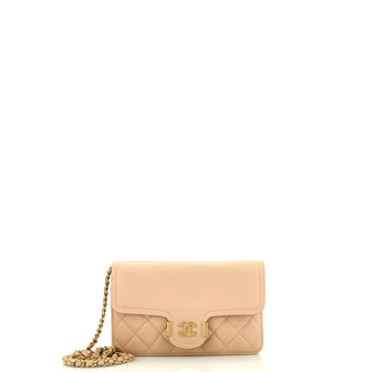 Chanel Archi Chic Wallet on Chain Quilted Grained Calfskin