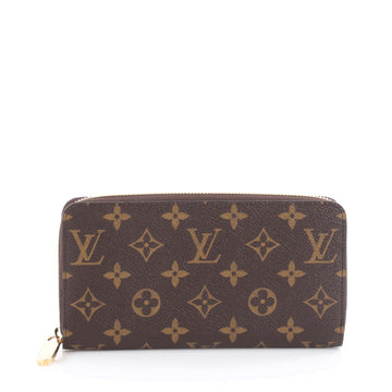 Louis Vuitton Zippy Wallet Monogram Canvas Brown 2088202