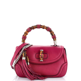 Gucci New Bamboo 1921 Top Handle Bag Leather Medium