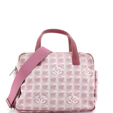 Chanel Travel Line Convertible Satchel Nylon Medium