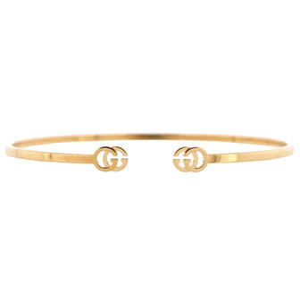 Gucci GG Running Cuff Bracelet 18K Yellow Gold