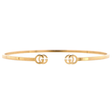 Gucci GG Running Cuff Bracelet 18K Yellow Gold