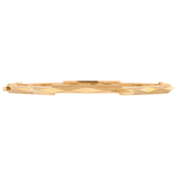 Gucci Link to Love Studded Bangle Bracelet 18K Yellow Gold