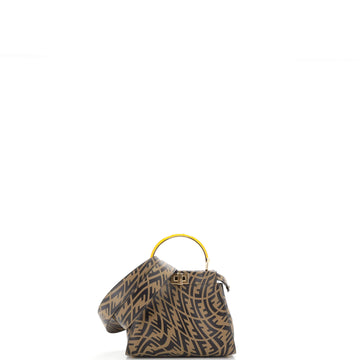 Fendi Peekaboo Bag Vertigo Zucca Leather Mini