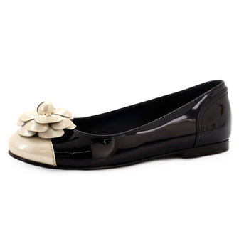 Chanel Women's Camellia Ballerina Flats Patent