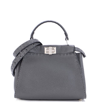 Fendi Selleria Peekaboo Bag Leather Mini