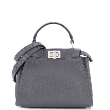 Fendi Selleria Peekaboo Bag Leather Mini