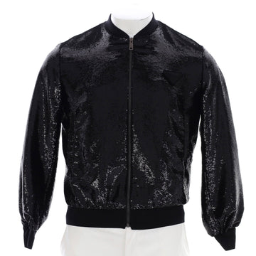 Prada Men's Zip Up Bomber Jacket Sequins