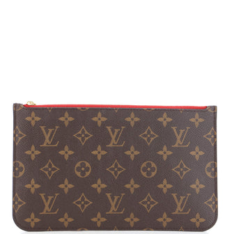 Louis Vuitton Neverfull Pochette Monogram Canvas Large