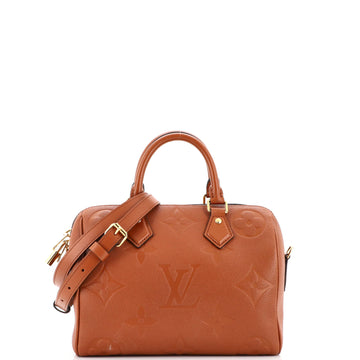 Louis Vuitton Speedy Bandouliere Bag Monogram Empreinte Giant 25