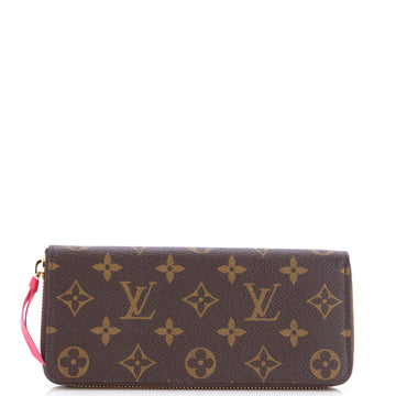 Louis Vuitton Clemence Wallet Monogram Canvas