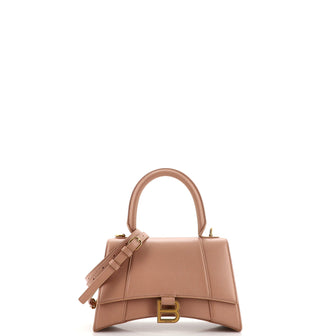 Balenciaga Hourglass Top Handle Bag Leather Small