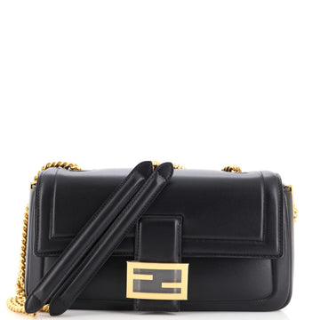 Fendi Baguette Chain Bag Leather Medium