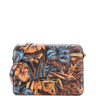Salvatore Ferragamo Joanne Bag Printed Snakeskin Medium
