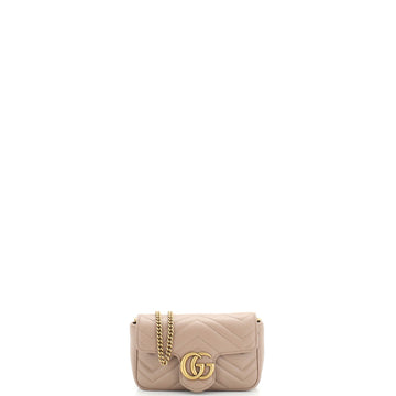 Gucci GG Marmont Flap Bag Matelasse Leather Super Mini