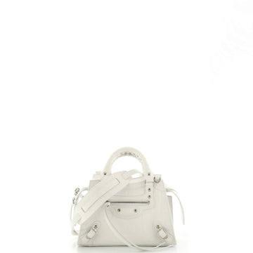 Balenciaga Neo Classic City Bag Crocodile Embossed Leather Mini