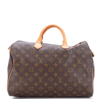Louis Vuitton Speedy Handbag Monogram Canvas 35