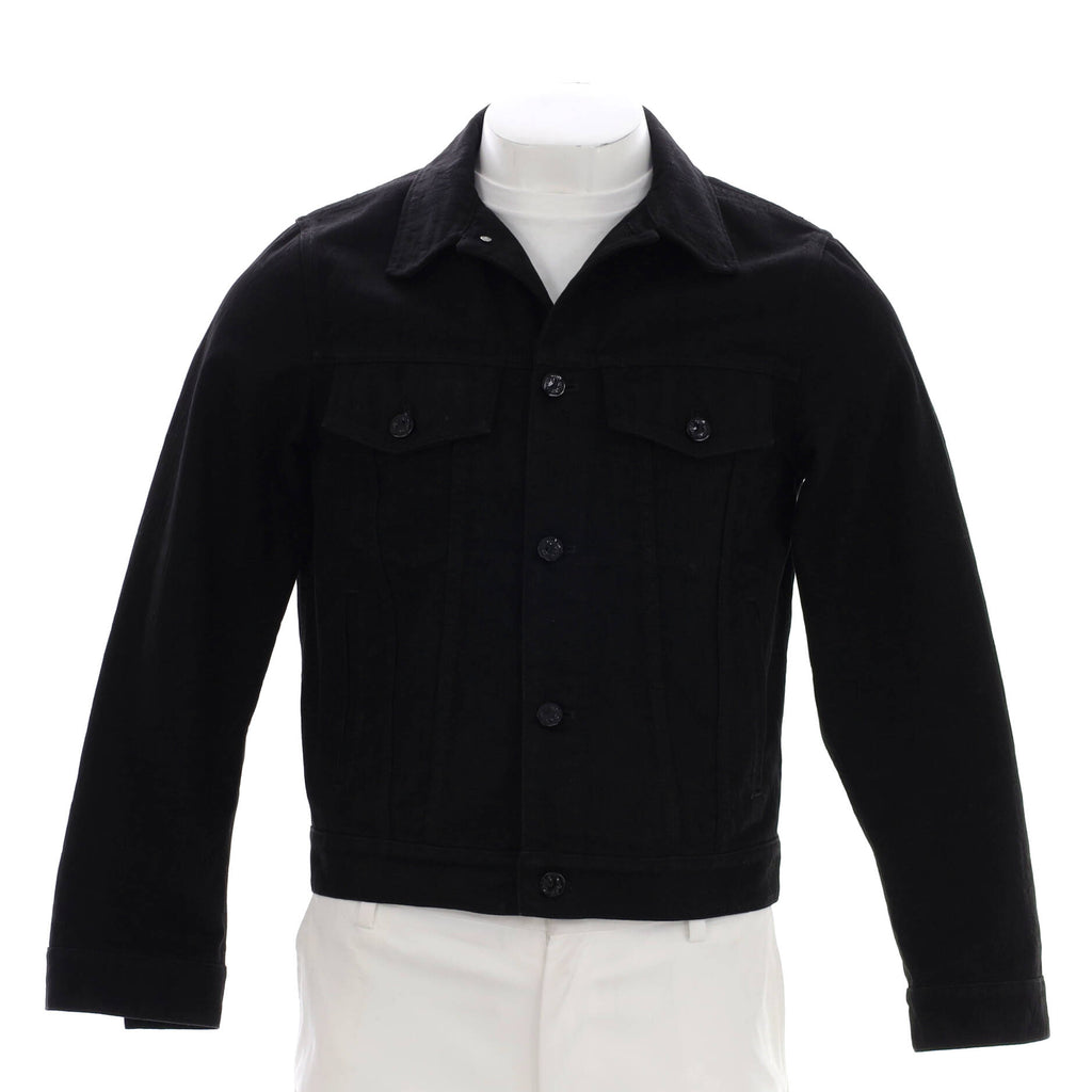 Louis Vuitton Men's Button Up Jacket Monogram Denim Black 2091981