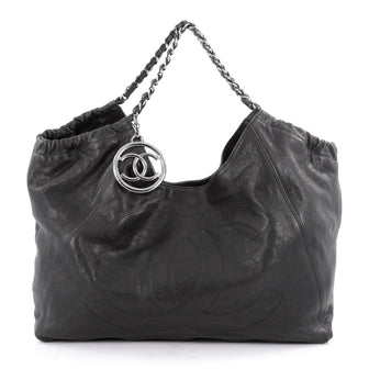 Chanel Coco Cabas Distressed Caviar Large Black 2092002