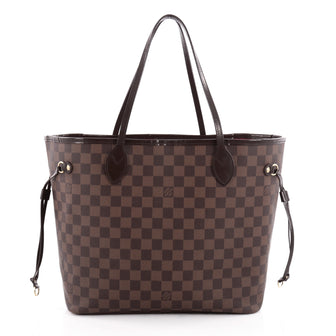 Louis Vuitton Neverfull Tote Damier MM Brown 2092101