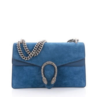 Gucci Dionysus Handbag Suede Small Blue 2092201