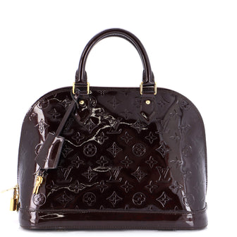 Louis Vuitton Alma Handbag Monogram Vernis PM