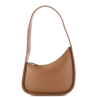The Row Half Moon Shoulder Bag Leather