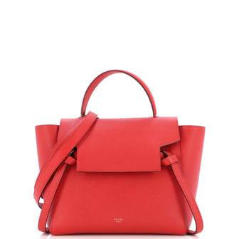 Celine Belt Bag Textured Leather Micro