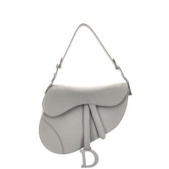 Christian Dior Ultra Matte Saddle Handbag Leather Medium