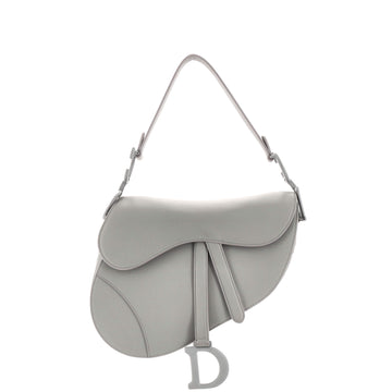 Christian Dior Ultra Matte Saddle Handbag Leather Medium
