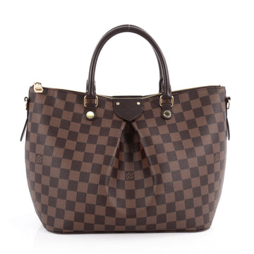 Louis Vuitton Siena Handbag Damier MM Brown 2092801