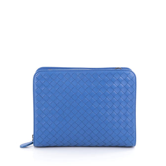 Bottega Veneta Wallet on Chain Crossbody Bag Intrecciato Nappa Small Blue 2092903