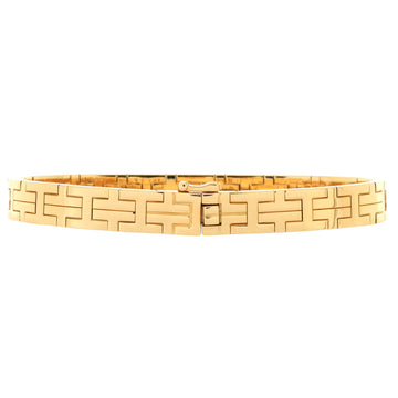 Hermes Kilim Bracelet 18K Yellow Gold 7mm