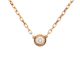 Cartier Cartier D'Amour Pendant Necklace 18K Rose Gold with Diamond Small