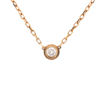Cartier Cartier D'Amour Pendant Necklace 18K Rose Gold with Diamond Small