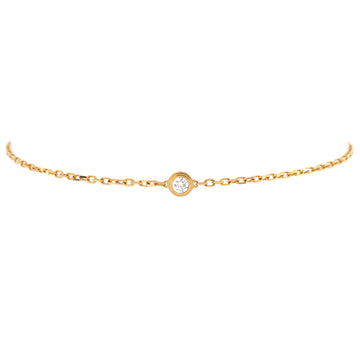Cartier D'Amour Bracelet 18K Yellow Gold and Diamond Small