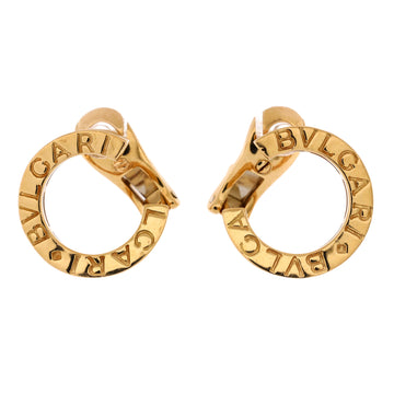 Bvlgari B.Zero1 Hoop Clip On Earrings 18K Yellow Gold