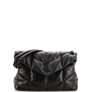 Saint Laurent LouLou Puffer Shoulder Bag Quilted Leather Medium