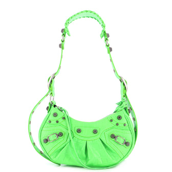 Green Xs 'le Cagole' Shoulder Bag