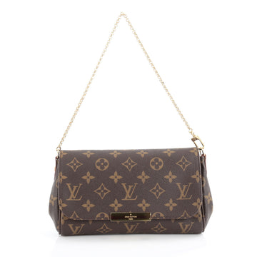Louis Vuitton Favorite Handbag Monogram Canvas PM Brown 2093201