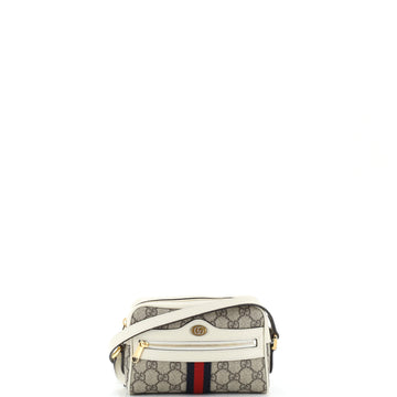Gucci Ophidia Shoulder Bag GG Coated Canvas Mini