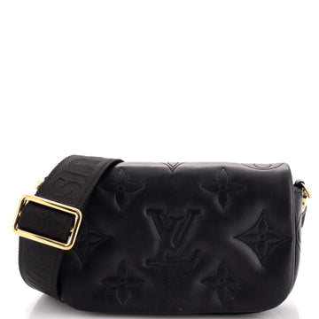 Louis Vuitton Wallet on Strap Bubblegram Leather
