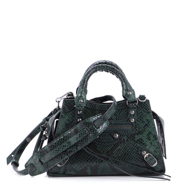 Balenciaga Neo Classic City Bag Crocodile Embossed Leather Mini