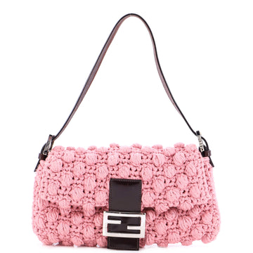 Fendi Baguette Bag Knit Fabric Small