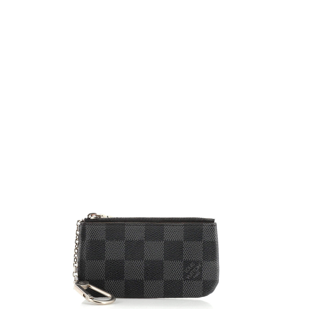 Louis Vuitton Key Pouch Damier Graphite Black 2094041