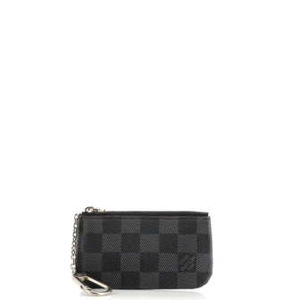 Louis Vuitton Key Pouch Damier Graphite