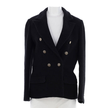 Chanel Women's Double Breasted Blazer Tweed